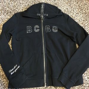 BCBG zip front hoodie